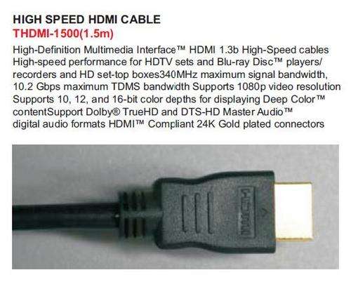 Telefunken *** High Speed HDMI Cable *** 1.5m