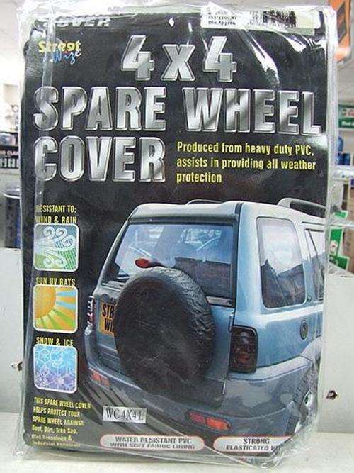 AUTO GEAR *** 4 x 4 Spare Wheel Cover *** Heavy PVC *** All Weather Protection