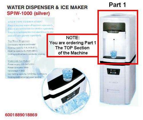 Sunbeam *** Water Dispenser + Ice Maker *** 160W *** Makes 12kg of Ice per day (24 Hours) *** PART 1