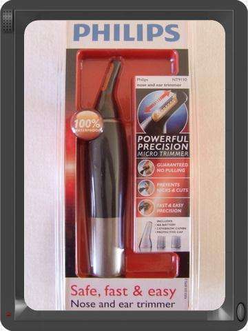 PHILIPS *** Nose and Ear Hair Trimmer *** Powerful Precision Micro Trimmer *** 100% Waterproof