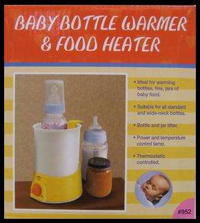 Baby Bottle Warmer & Food Heater *** Thermostatic *** Suitable for most bottles, tins and jars