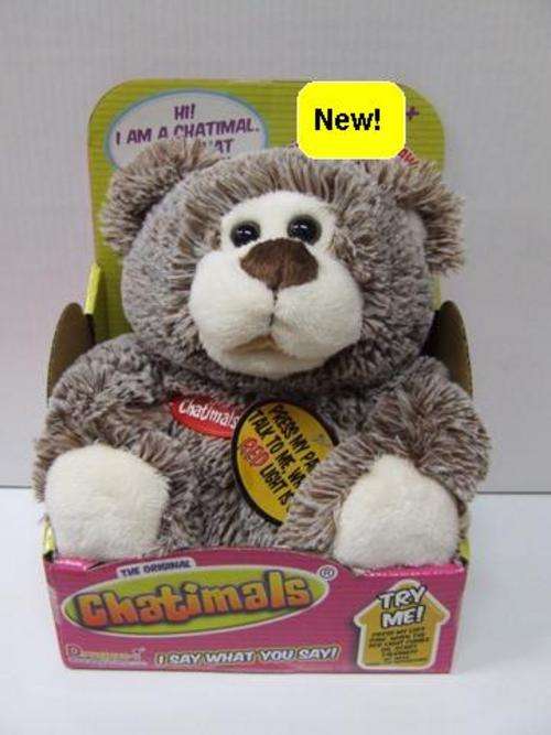 CHATIMALS *** Press my Paw and Talk to Me when the Red Light is on *** I say what you say
