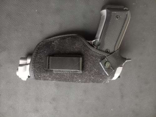 CZ75 replica 9mm Blank Gun/Prop Gun plus Holster