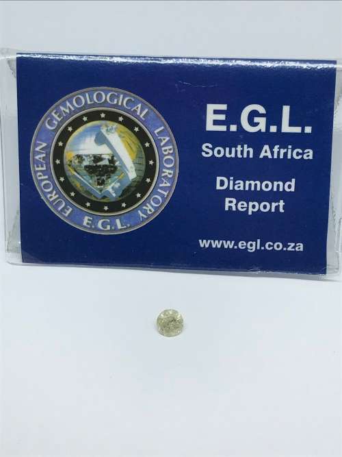 EGL Certified 0.94CT Color P Round Diamond
