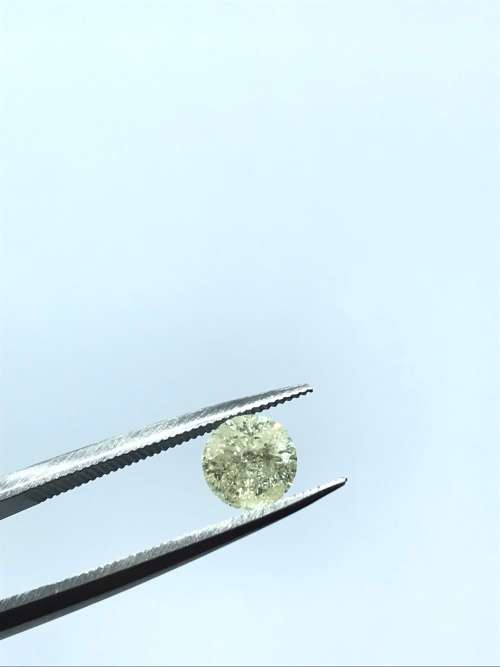 EGL Certified 0.94CT Color P Round Diamond