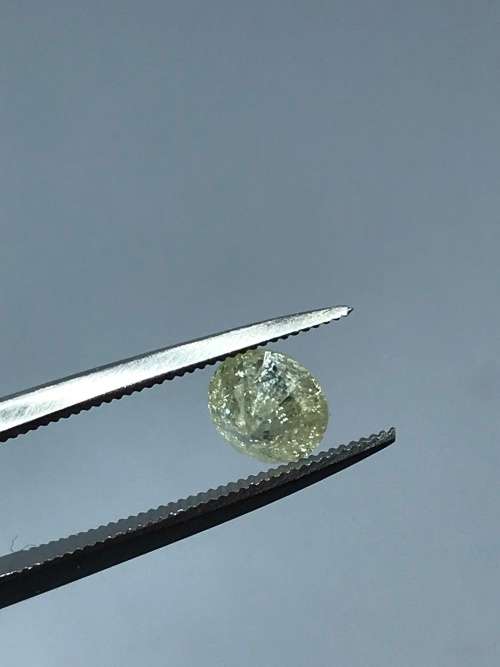EGL Certified 0.94CT Color P Round Diamond