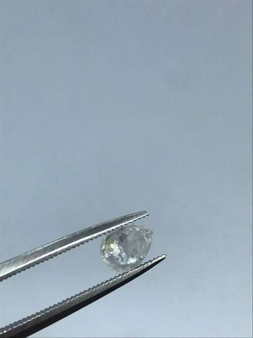 EGL Certified 0.55CT Color J Pear Shape