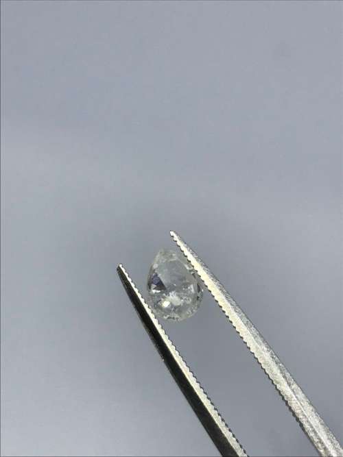 EGL Certified 0.55CT Color J Pear Shape