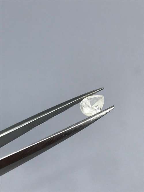 EGL Certified 0.55CT Color J Pear Shape