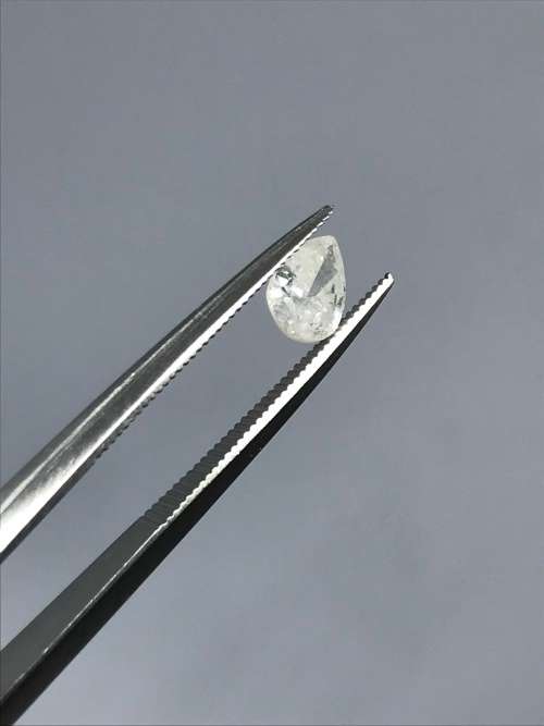 EGL Certified 0.55CT Color J Pear Shape