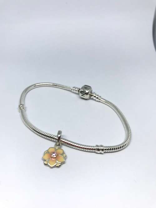 ORIGINAL Pandora Bracelet With One Charm