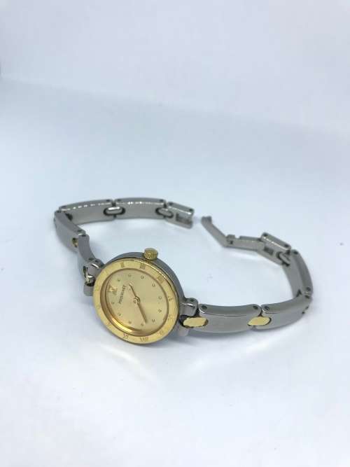 18ct Gold/Steel Emile Pequignet Moorea Ladies Watch