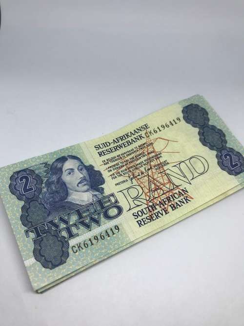 UNCIRCULATED OLD South African TWO RAND Bank Notes