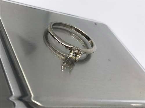 BEAUTIFUL Diamond in a Gold Solitaire Setting!