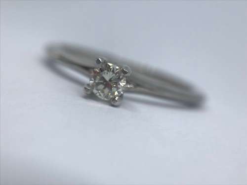 BEAUTIFUL Diamond in a Gold Solitaire Setting!