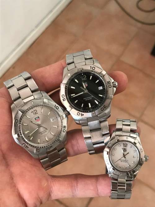 Men's Tag Heuer Aquaracer - Matching Pair
