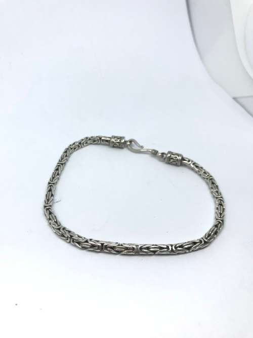 MEN'S Solid SILVER Bracelet - AMAZING WORK!!