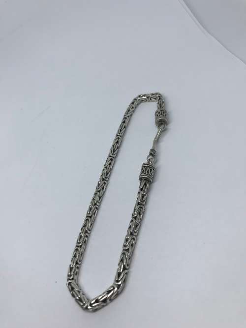 MEN'S Solid SILVER Bracelet - AMAZING WORK!!