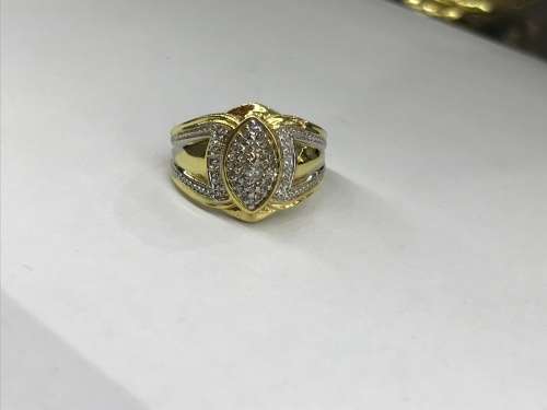 PETAL Diamond Cluster Ring