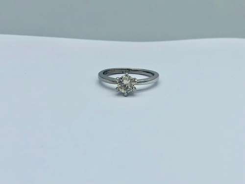 0.52CT L Si1 Diamond Solitaire Ring