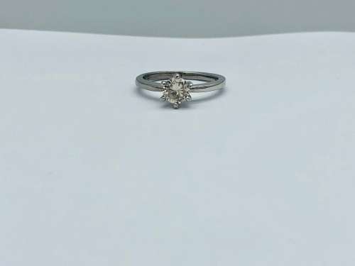 0.52CT L Si1 Diamond Solitaire Ring
