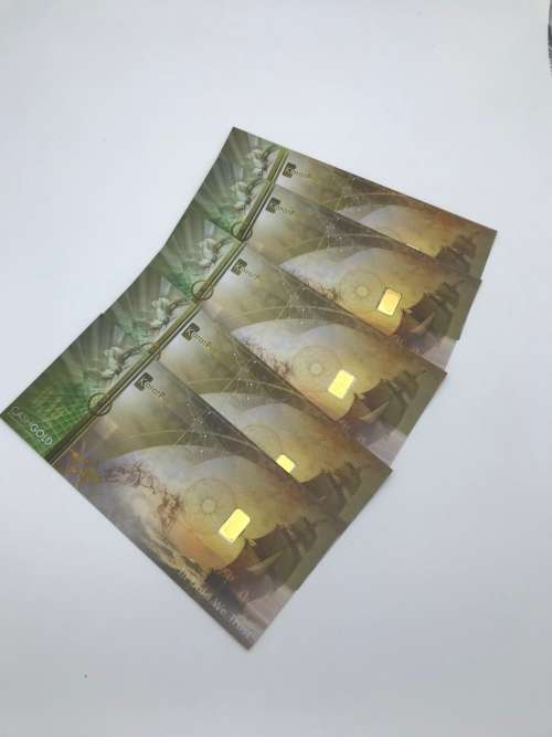 *INVESTMENT 24CT GOLD 999.9 KARATBAR NOTES* (RETAIL R700 EACH)