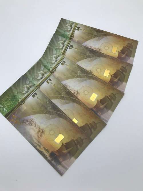 *INVESTMENT 24CT GOLD 999.9 KARATBAR NOTES* (RETAIL R700 EACH)