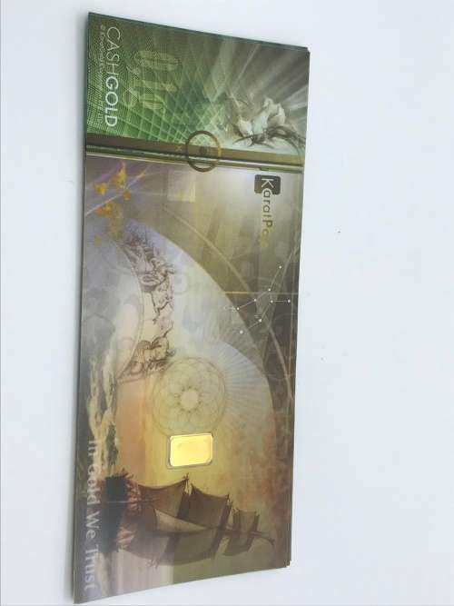 *INVESTMENT 24CT GOLD 999.9 KARATBAR NOTES* (RETAIL R700 EACH)