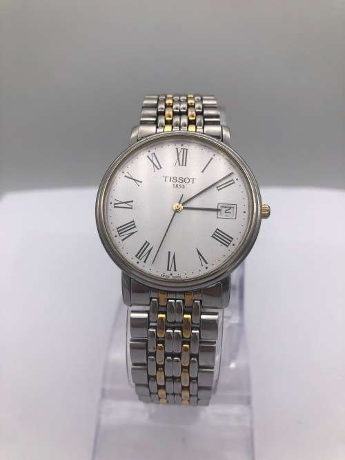 *TISSOT 1853 TWO-TONE* LOVELY DRESS WATCH!
