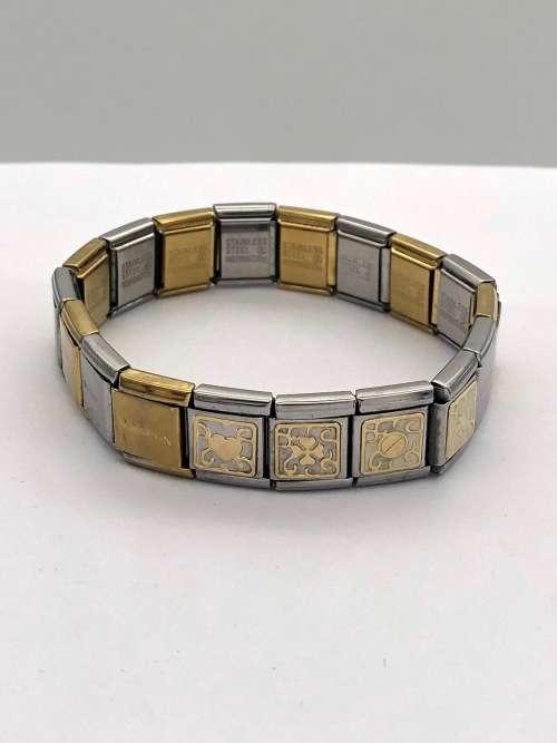 *18CT GOLD CHARMS & NOMINATION BRACELET!* DELIVERY 1-2 DAYS