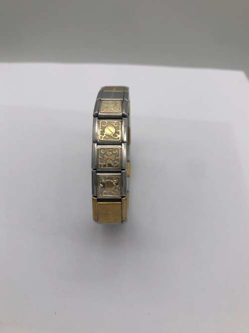 *18CT GOLD CHARMS & NOMINATION BRACELET!* DELIVERY 1-2 DAYS