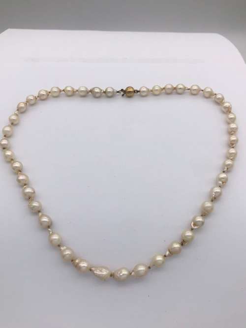 *NATURAL PEARL NECKLACE (9K CLASP!)* DELIVERY 14TH FEB