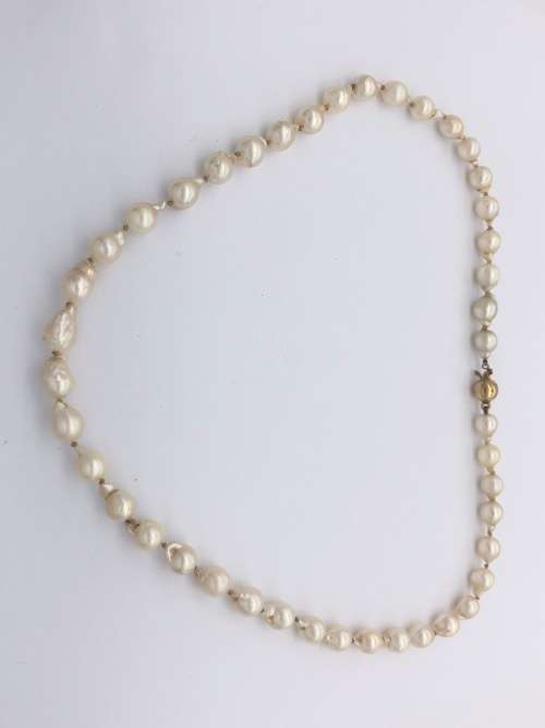 *NATURAL PEARL NECKLACE (9K CLASP!)* DELIVERY 14TH FEB