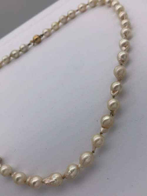 *NATURAL PEARL NECKLACE (9K CLASP!)* DELIVERY 14TH FEB