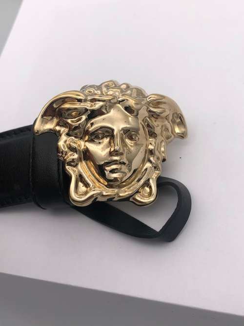 *VERSACE LEATHER BELT - MEDUSA BUCKLE!!!*RETAIL R15000!!!