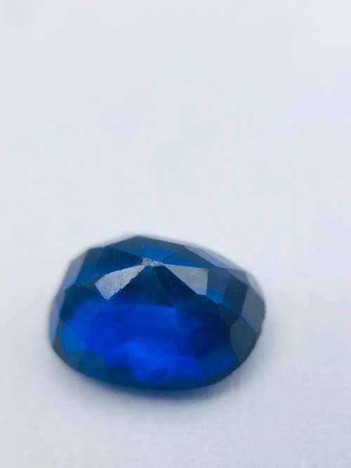 *EGL CERTIFIED OVAL CUT SAPPHIRE - DEEP VIVID COLOR*