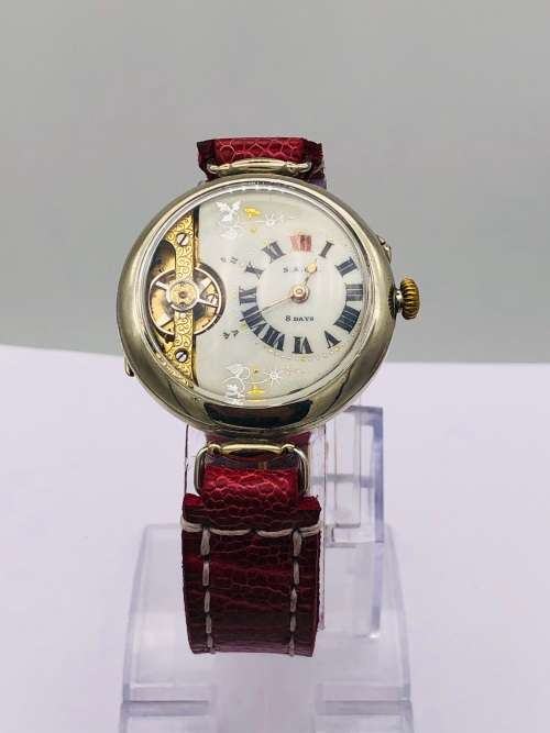 *S.A.G.I. POCKETWATCH ON LEATHER STRAP* R1 BIDS!!!