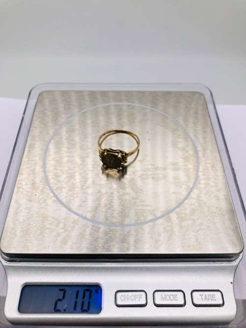*SOLID GOLD COIN RING *(RETAIL R18000)* STATEMENT PIECE
