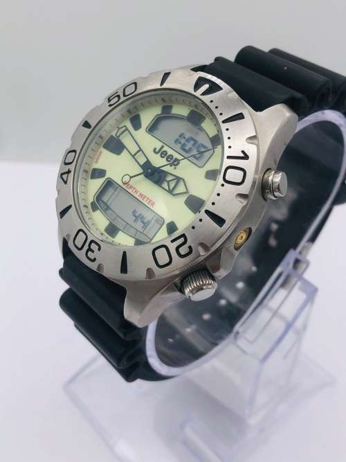 *JEEP MENS DUAL-TIME WATCH* MONTH END SPECIAL!