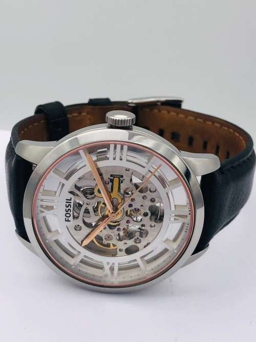 *FOSSIL MEN'S AUTOMATIC SKELETON* R1 BIDS