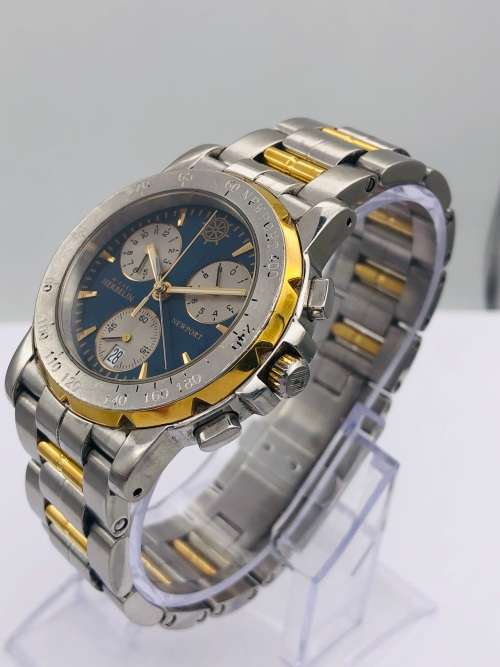 *MICHEL HERBELIN NEWPORT CHRONOGRAPH * R24000 RETAIL!!