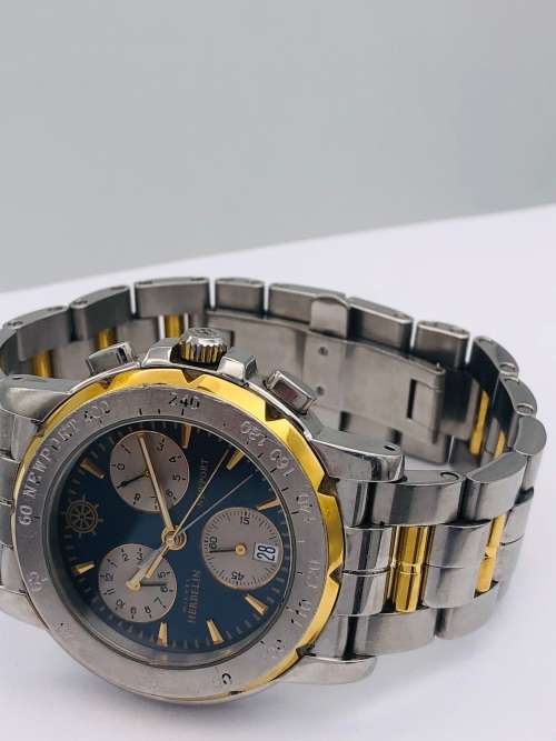 *MICHEL HERBELIN NEWPORT CHRONOGRAPH * R24000 RETAIL!!