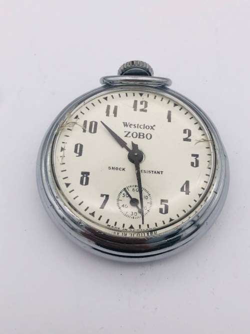 *WESTCLOX ZOBO POCKETWATCH* SCOTTISH MADE!