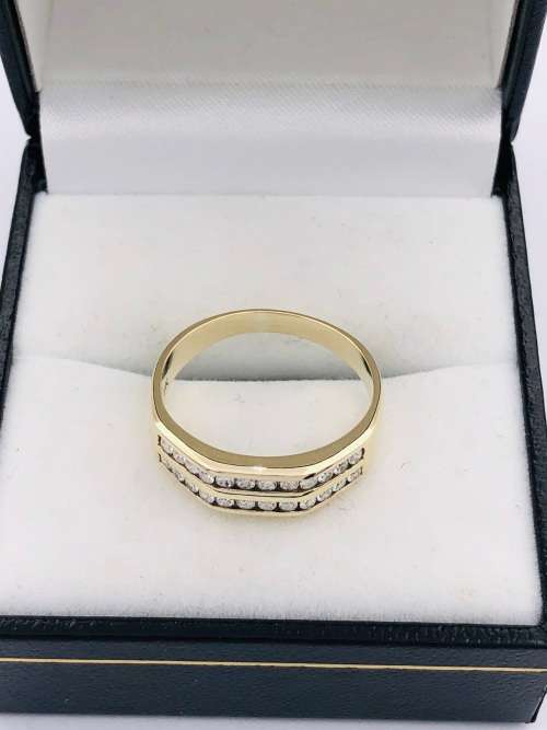 *0.48CT DIAMOND DUAL ETERNITY RING* R1 BIDS