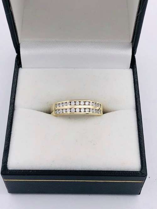 *0.48CT DIAMOND DUAL ETERNITY RING* R1 BIDS