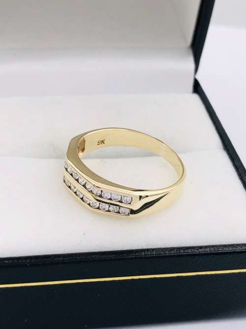 *0.48CT DIAMOND DUAL ETERNITY RING* R1 BIDS