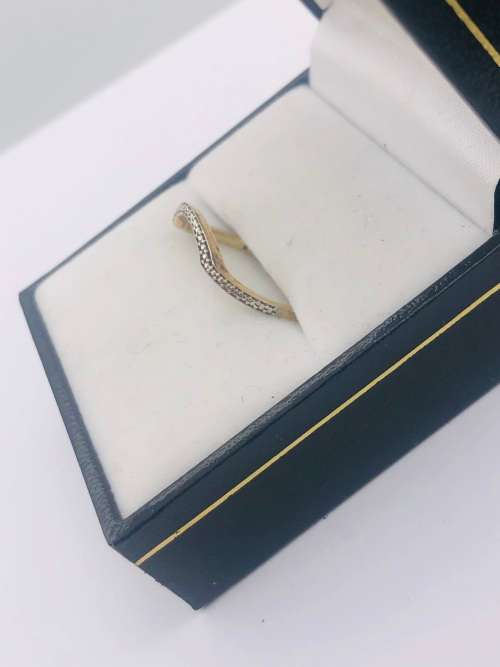 *SET OF 2 ETERNITY RINGS* SOLID GOLD - BID FOR SET!