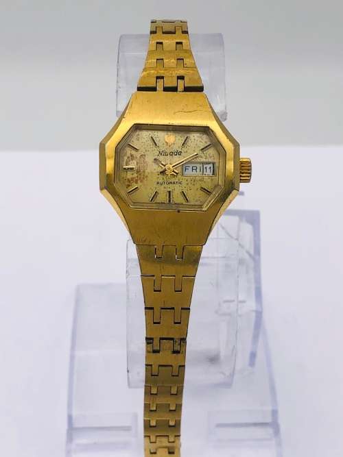 *LADIES NIVADA AUTOMATIC GOLD WATCH* R1 BIDS!