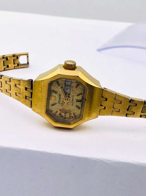 *LADIES NIVADA AUTOMATIC GOLD WATCH* R1 BIDS!