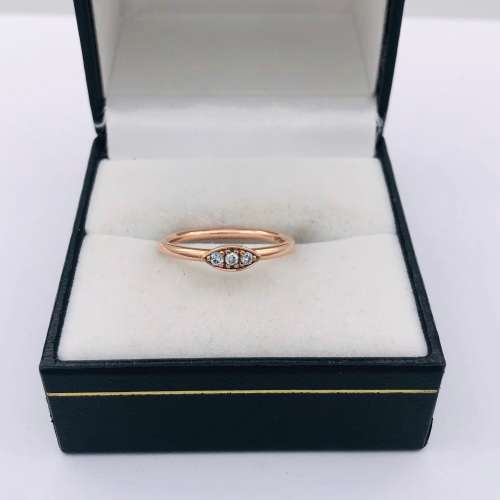 *9CT ROSE GOLD & DIAMOND RING & NECKLACE SET* R1 BIDS!
